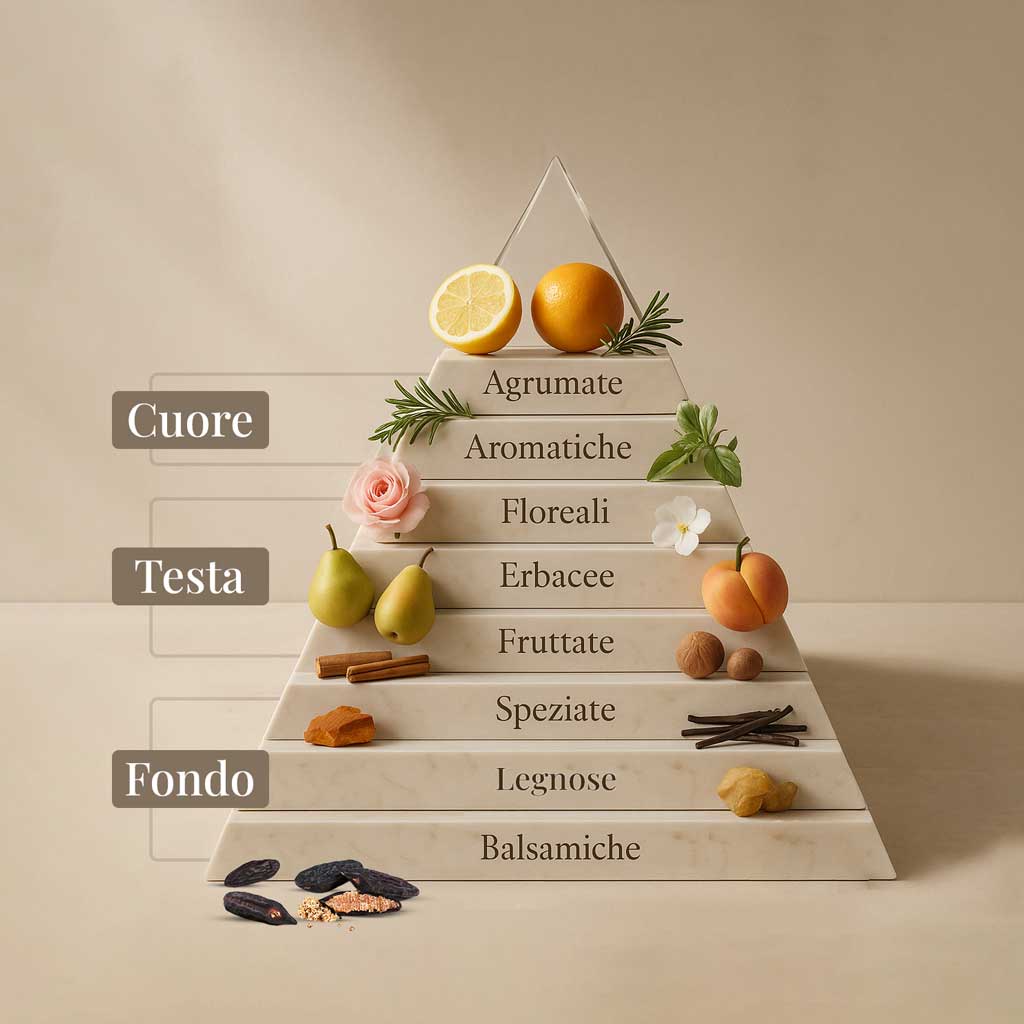 Note olfattive dei profumi equivalenti