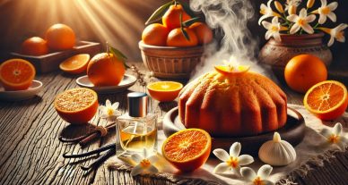 Torta all'arancio - Profumi alle note di arancio