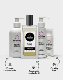 Equivalenti Profumo, Crema, Bagnodoccia e crema viso