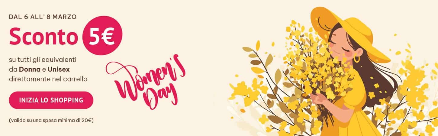 Festa della Donna Profumi San Marino 5 euro di sconto