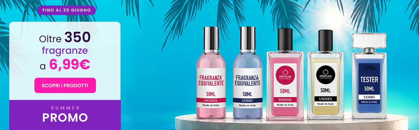 Oltre 350 fragranze a €6,99 fino al 25 giugno