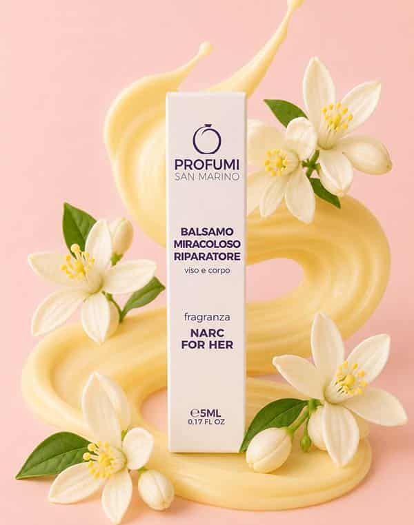 Balsamo Miracoloso Riparatore Ispirato a Narciso Rodriguez Rosa Donna - 5ml Balsamo Miracoloso Riparatore Ispirato a Narciso Rodriguez Rosa Donna - 5ml