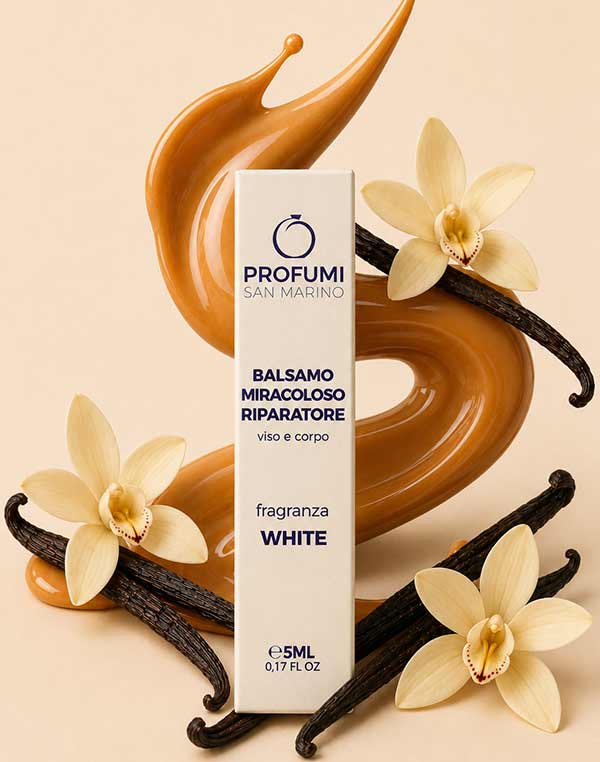 Balsamo Miracoloso Riparatore Ispirato a Bianco Latte Unisex - 5ml Balsamo Miracoloso Riparatore Ispirato a Bianco Latte Unisex - 5ml