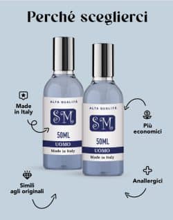 Set 2 profumi equivalenti uomo